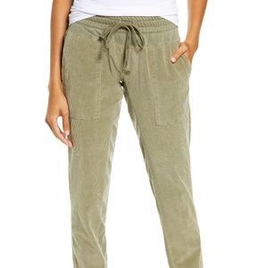 PJ Salvage Olive Corduroy Joggers